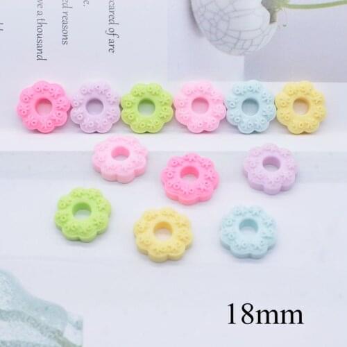 40Pcs/set Mini Mixed Cake Macarone Dessert OK Candy Figurines Miniatures Planar Resin DIY Craft Home Decor Phone Case Accessory