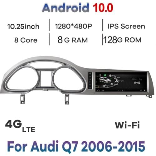 8core Android 9.0 Car DVD Radio Multimedia Player GPS Navigation for Audi Q7 2006-20174+64G WIFI 4G LTE IPS Touch Screen BT
