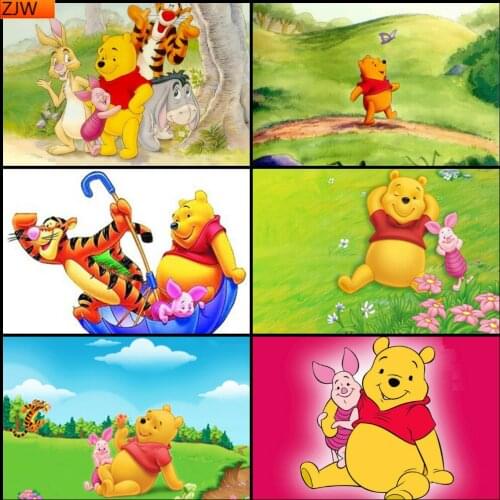 5D DIY Disney Mickey Mouse Donald Duck Diamond Painting Diamond Inlaid DIY Full Diamond Embroidery Living Room Home Decoration