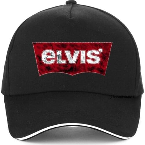 New Popular ELVIS Presley Men Baseball Cap King Of Rock 3D Printing Fashion Cool Men Women Dad Hat adjustable Snapback hat