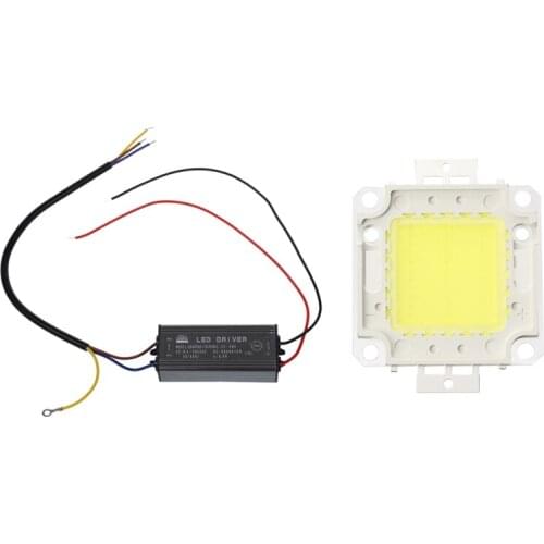 30W LED Driver Constant Current Driver Power Supply Transformer Waterproof with High Power 30W LED Chip Bulb Light Lamp DIY Whit