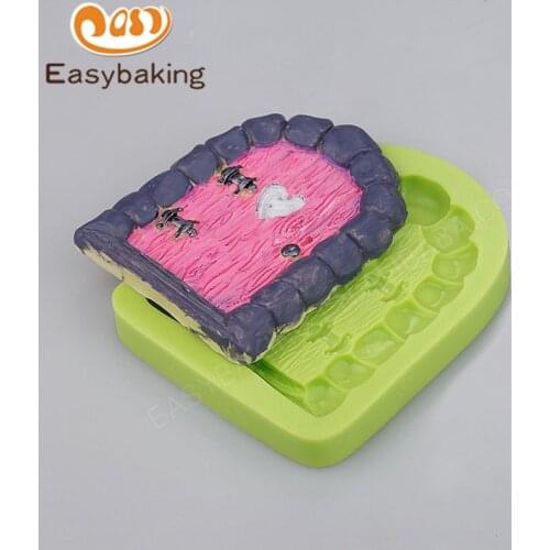 Classic City Gate Design Silicone Candy Mold Kitchen Accessories Baking Cupcake Fondant Mould Cake Decorating Tools