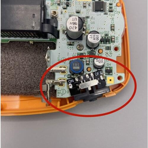The power switch on button is suitable for GAMEBOY ADVANCE GBA