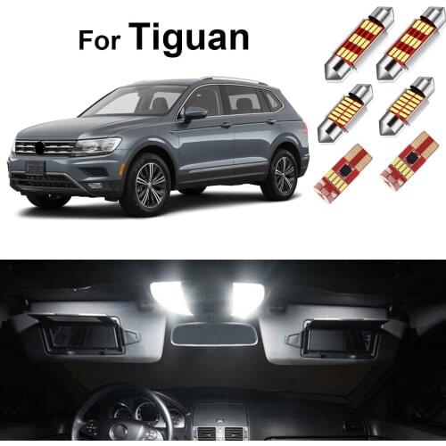 Canbus Led Interior Light Kit For VW Tiguan 5N 2009-2015 for MQB 2018+ Dome Map License Plate Lamp Top Quality