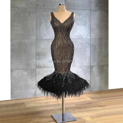 Lowime V-neck Women Dresses