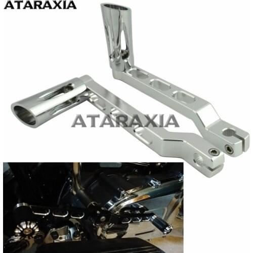 Motorcycle Heel Toe Shift Levers Shifter Pegs for Harley Touring Road King Street Glide Electra Glide Softail Fatboy FL FLT FLHT