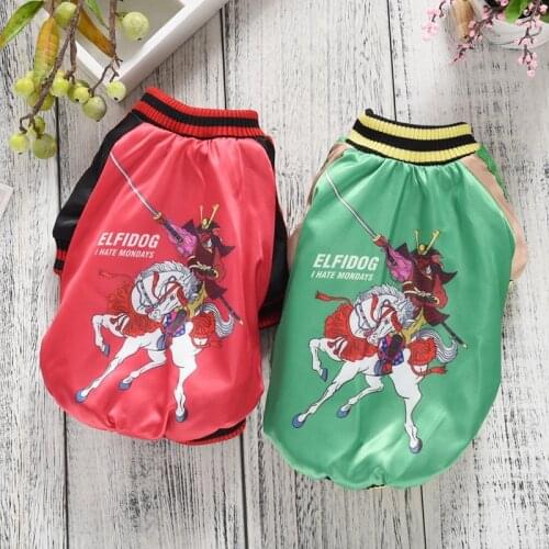 On Sale Jacket For Dog Winter Cotton Pet Baseball Coat For Cat Puppy Animal Chihuahua French Bulldog Clothing S XXL Costume Pugs