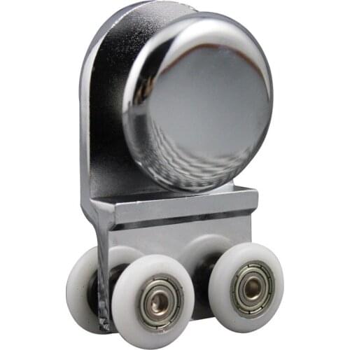 Bathroom glass sliding door rollers hanging wheel runners 20mm shower door rollers sliding glass door hardware wheels