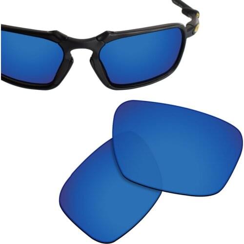 SmartVLT Replacement Lenses Polarized for Oakley Badman Sunglasses - Deep Water
