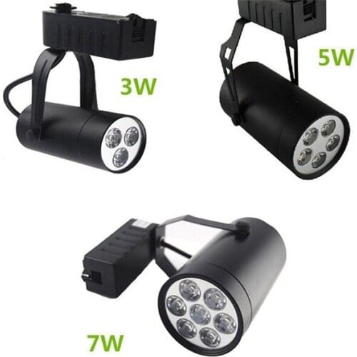 4pcs Led track light dimmable 3W/5W/7W Aluminum Led spotlight Energy Saving LED lamp spot light showroom surface mounted light