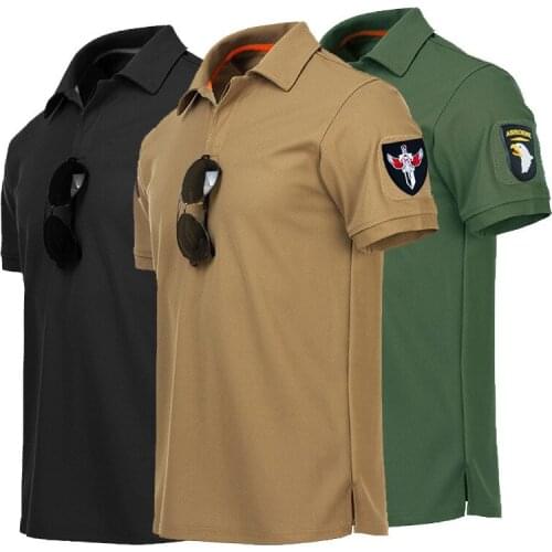 Tactical Hiking T-Shirt Men Summer Outdoor Sport Quick Dry Military Uniform Breathable Tops Climbing Trekking Fish T Shirt