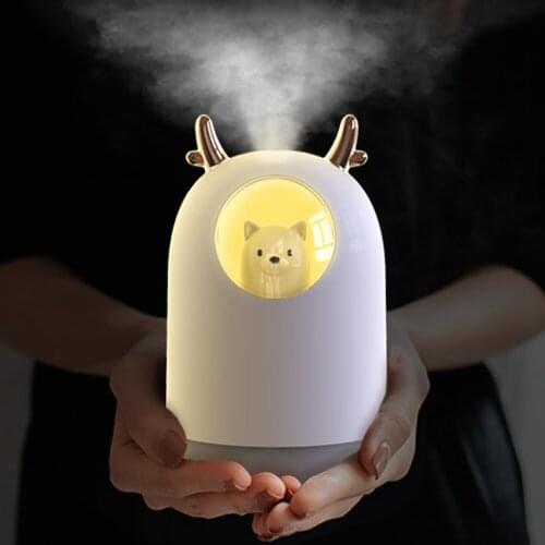 Humidifier USB Home Air Humidifier Mini Car Aroma Diffuser LED Ultrasonic Essential Oil Diffuser With Mini Colorful Night Light