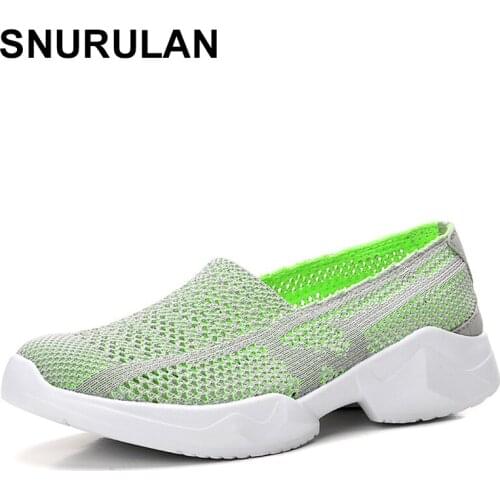 SNURULAN Summer fashion women casual shoes platform shoes women sneakers ladies mesh shoes lovers Sneakerrs Chaussure Femme plus