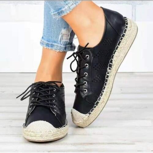 2021 New Women Shoes Hand-stitched Striped Breathable Elastic Band Retro Casual Flat Suitable for Wide Leg Women Sneaker