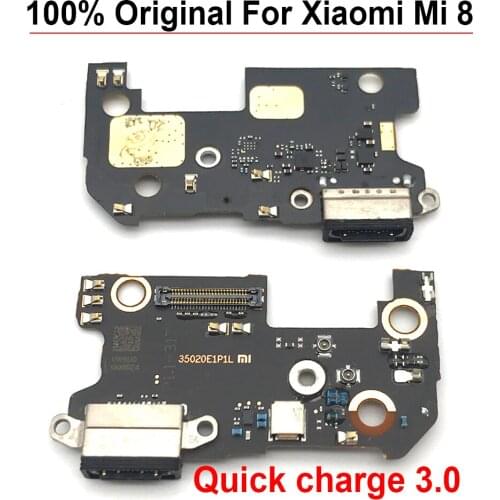Original USB Micro Charger Charging Port Dock Connector Microphone Board Flex Cable For Xiaomi Mi 8 Lite Mi8 Se Mi8 Pro
