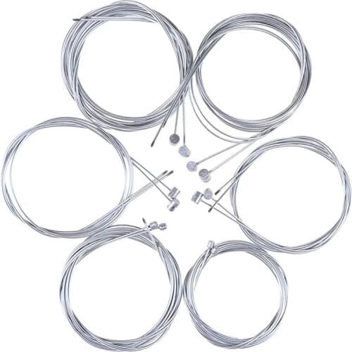 2Pcs Bicycle Gear Cable Universal MTB Road Bike Bicycle Inner Brake Cable Core Wire Brake Line New Cables Accessories