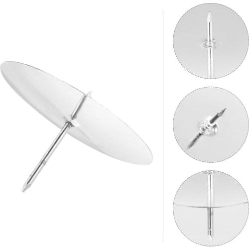 8pcs Candle Fixing Tool Candle Supplies Metal Fixator Wreath Candle Holder Desk Accessories DéCorations