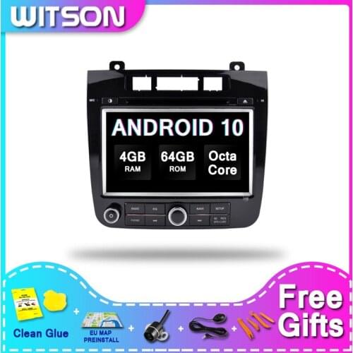 WITSON Android 10.0 Car DVD GPS Navigation For V W T OUAREG 2012-2015