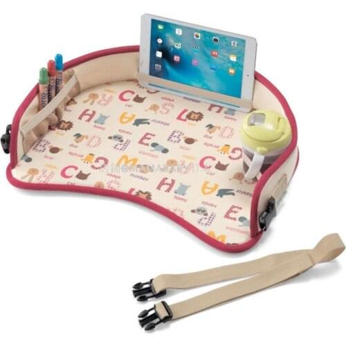 Car Mobile Dining Table Portable Cart Rack Child Car Seat Bundle Tray Baby Toy Storage Fence Infant Food Water Holder Playpen