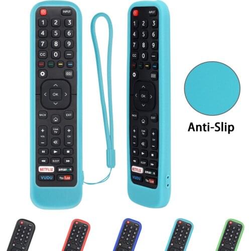 TV Remote Control Covers For Hisense EN2A27 LED HDTV EN-2A27 HDTV Remote Case Skin-Friendly Shockproof Protective