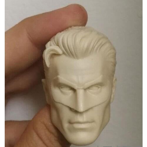 Blank 1/6 Scale Warrior Ryan Reynolds Head Sculpt Unpainted Fit 12" Figure