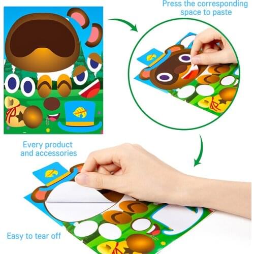 40pcs Animal Cartoon Stickers for Children Gaming Stickers Decoration for Water Bottle Laptop Luggage Guitar Room Wall Decor