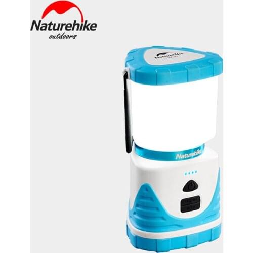 NatureHike Mobile Power Bank Flashlight USB Port LED Rechargeable Camping Tent Light Portable Hanging Lamp Picnic BBQ Lantern