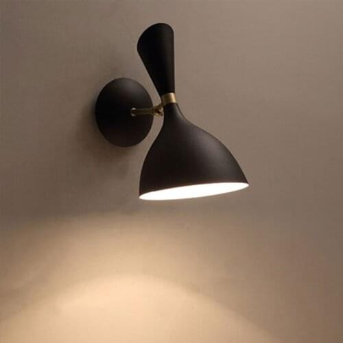 Hot Iron Nordic Style Indoor Lighting LED Wall Lamp Modern Bedroom Simple Light Household Living Room Bathroom Lamp