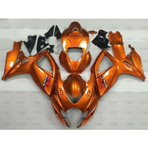 GSXR 600 2006 - 2007 K6 Full Body Kits GSX-R600 2006 Body Kits GSXR 750 06 Orange Body Kits