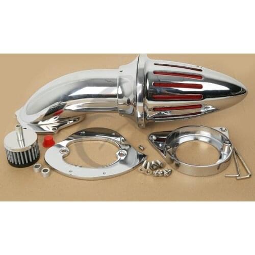 Motorcycle Chrome Air Cleaner Intake Filter For Kawasaki Vulcan VN800 Classic 1995-UP 96 97