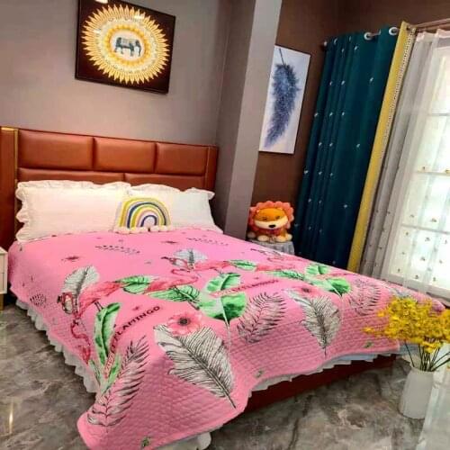Multifunctional Blanket Air-conditioning Quilt In Summer Three-layer Quilted Bed Cover Non-slip Sheet Double Quilt