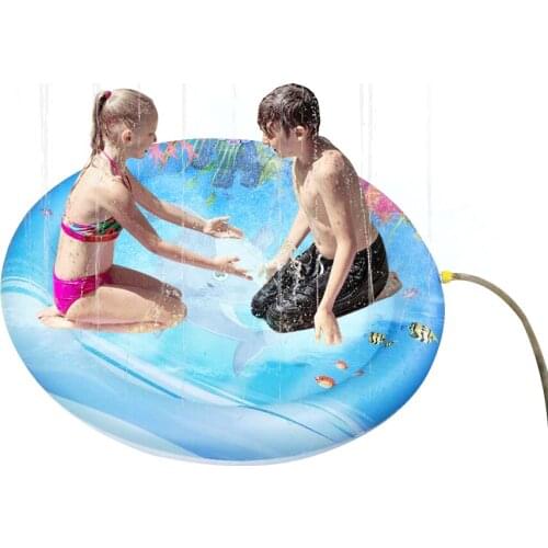 2019 Hot Sales Water Spray Cushion mat Inflatable Infant Tummy Time Playmat Toddler for Baby Fun Activity Play Center Dropship