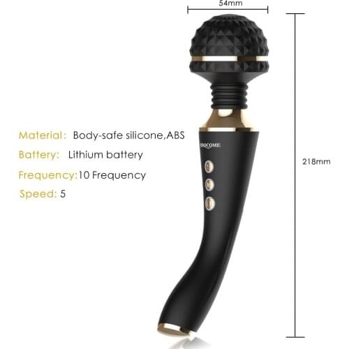 Multispeed Rechargeable AV Magic Wand Vibrator Sex Toys for Woman Sex Massage G Spot Vibrators for Women Adult Sex Machine Shop