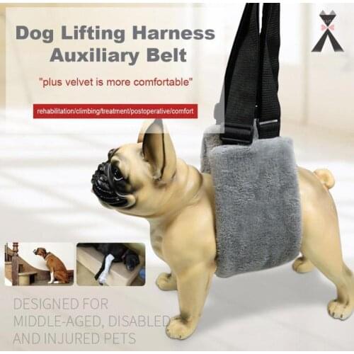 Soft Dog Lift Harness Support Harness for Old Weak Disabled Dogs Portable Dog Assist Sling Vest Pet Supplies Products