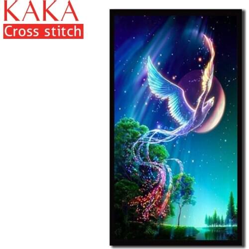 Cross stitch kits,Embroidery needlework sets with printed pattern,11CT-canvas for Home Decor Painting,DMC Animals Full CKA0066