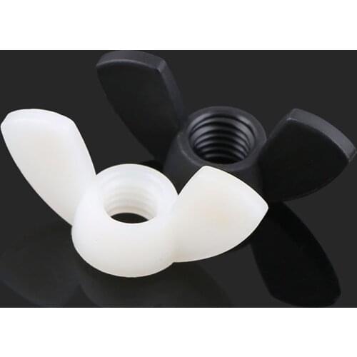 Nylon butterfly yuan treasure hand screw sheep horn Wing nut butterfly nut M3M4M5M6M8M10M12 20pcs