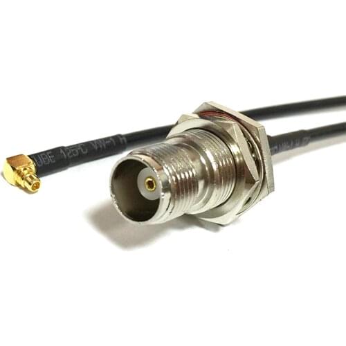 New TNC Male Female RP Switch MCX Male Plug Right Angle RG174 Cable Adapter 20CM 8" NEW for WIFI Antenna Wireless Card