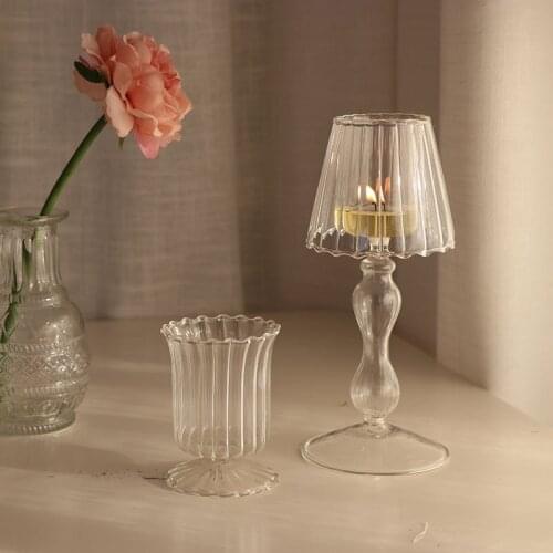 Clear Votive Candle Holder Glass Tealight Candle Holder for Wedding Centerpieces for Tables Or Home Decoration