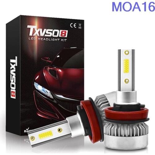 1Pair H1/H7 /H8/H9/H11 COB LED Headlight Bulbs 110W 20000LM High Low Beam White Lights