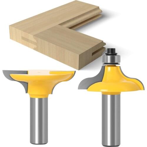 12.7mm shank-2PCS free shipping woodworking router bit,engraving wood milling cutter,Door frame,Kitchen door,Cabinet door knife