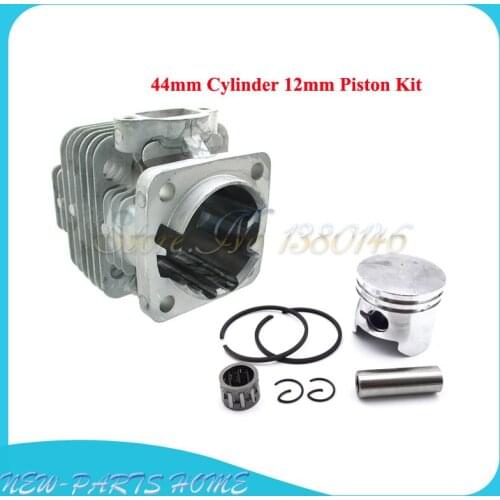 44mm Ported Performance Racing Block Bore Cylinder Piston For 2 Stroke 47cc 49cc Engine Mini Moto Dirt Pocket Bike ATV Quad