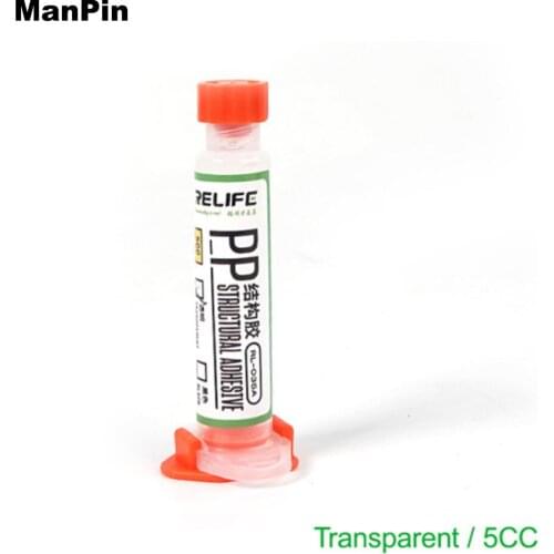 5CC RL-035A PP Structural Adhesive for iPhone iPad Back Cover Beze Frame Bonding Glue Black transparent Phones Repair Tools