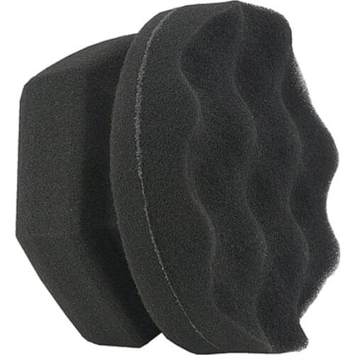 Car Wax Polishing Sponge Hexagonal Grip Applicator Hand Tire Wax Sponge Car Wash U90C