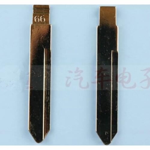DAKATU Metal Blank Uncut Flip Remote Key Blade Type 66# For BYD F0 Remote Key Blade NO.66