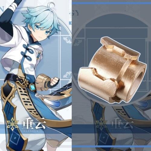 Genshin Impact Chongyun Cosplay Bracelet Hand Armor Halloween Carnival Cosplay Costume Accessories