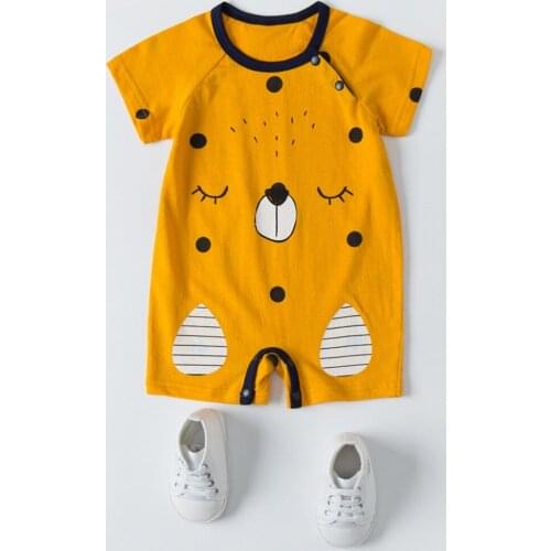 Newborn Baby Boy Girls Cartoon Infant Rompers Jumpsuit Outfits Clothes vetement baby garcon cotton newborn baby boy clothes