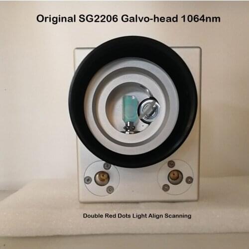 Original SG2206 Galvo Head Set Kit 1064nm Galvanometer Scanner with Power Supply Aluminum Case for Fiber Laser Marking Machine