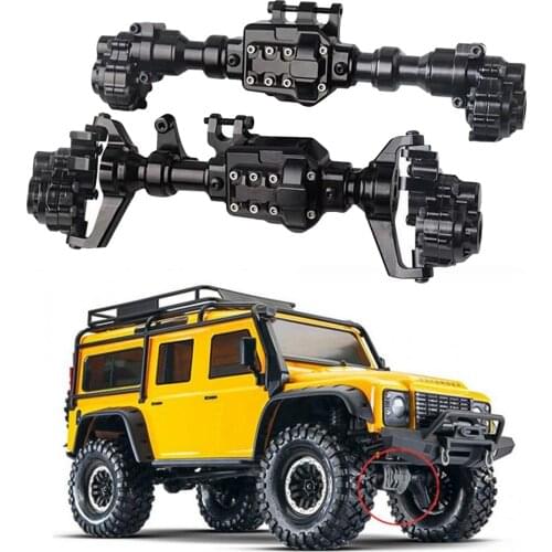 CNC Alloy Front & Rear Portal Axle Housing for Traxxas TRX4 1:10 RC Crawler Cars Vehicles