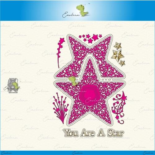 Star Card Shape metal cutting dies 2021 new diy molds Scrapbooking Paper Making die cuts crafts