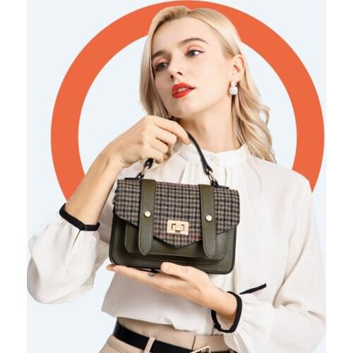 2021 new womens bags bags lattice pattern niche design fashion trend wild personality messenger bag handbags crossbody bag